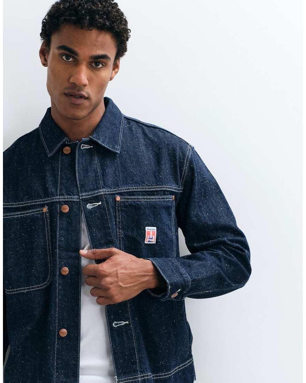 Wrangler Blue Ls Overshirt for men