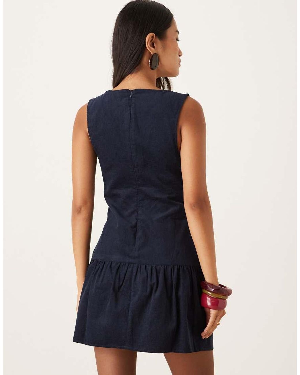 Motel Blue Sarabi Cord Mini Dress