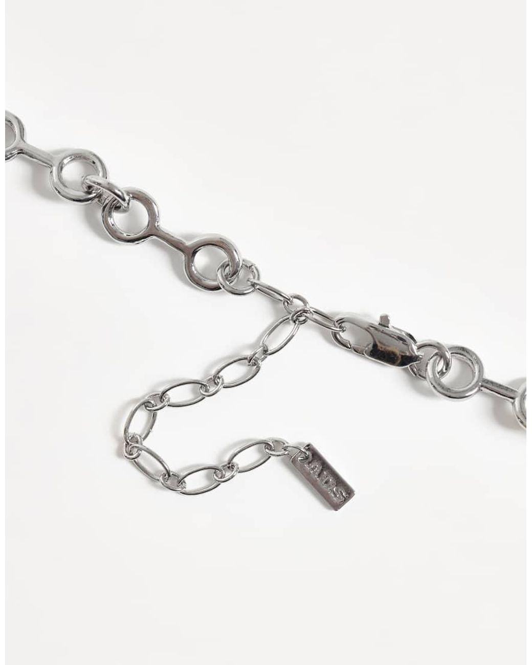 ASOS Metallic Round Link Chain Necklace for men