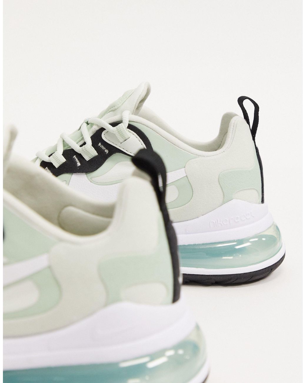 Nike Rubber Air Max 270 React Mint Green Sneakers | Lyst