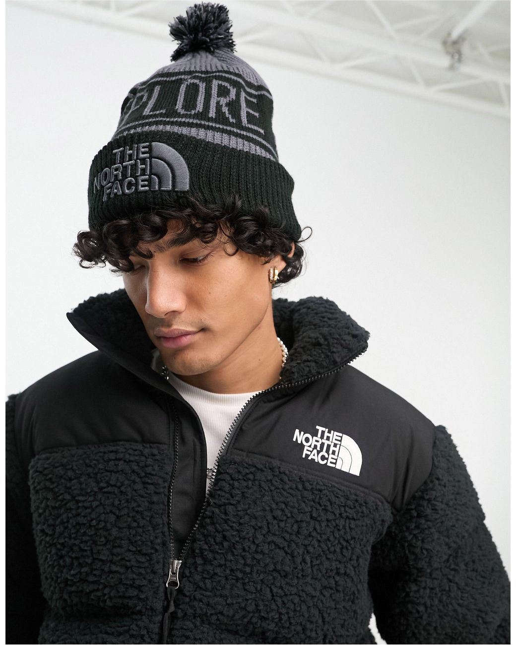North face pom beanie mens deals