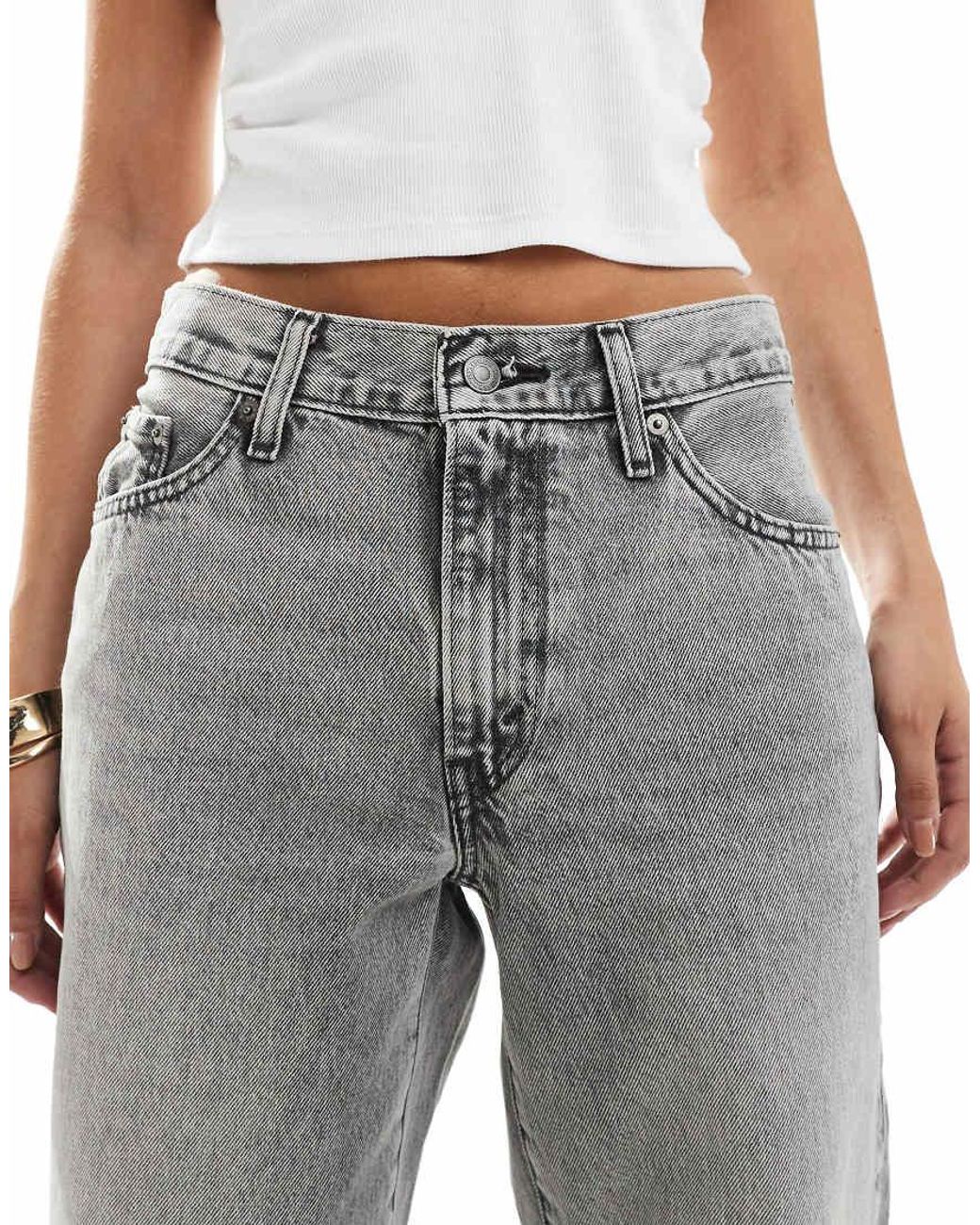 Levi's Gray baggy Dad Jeans