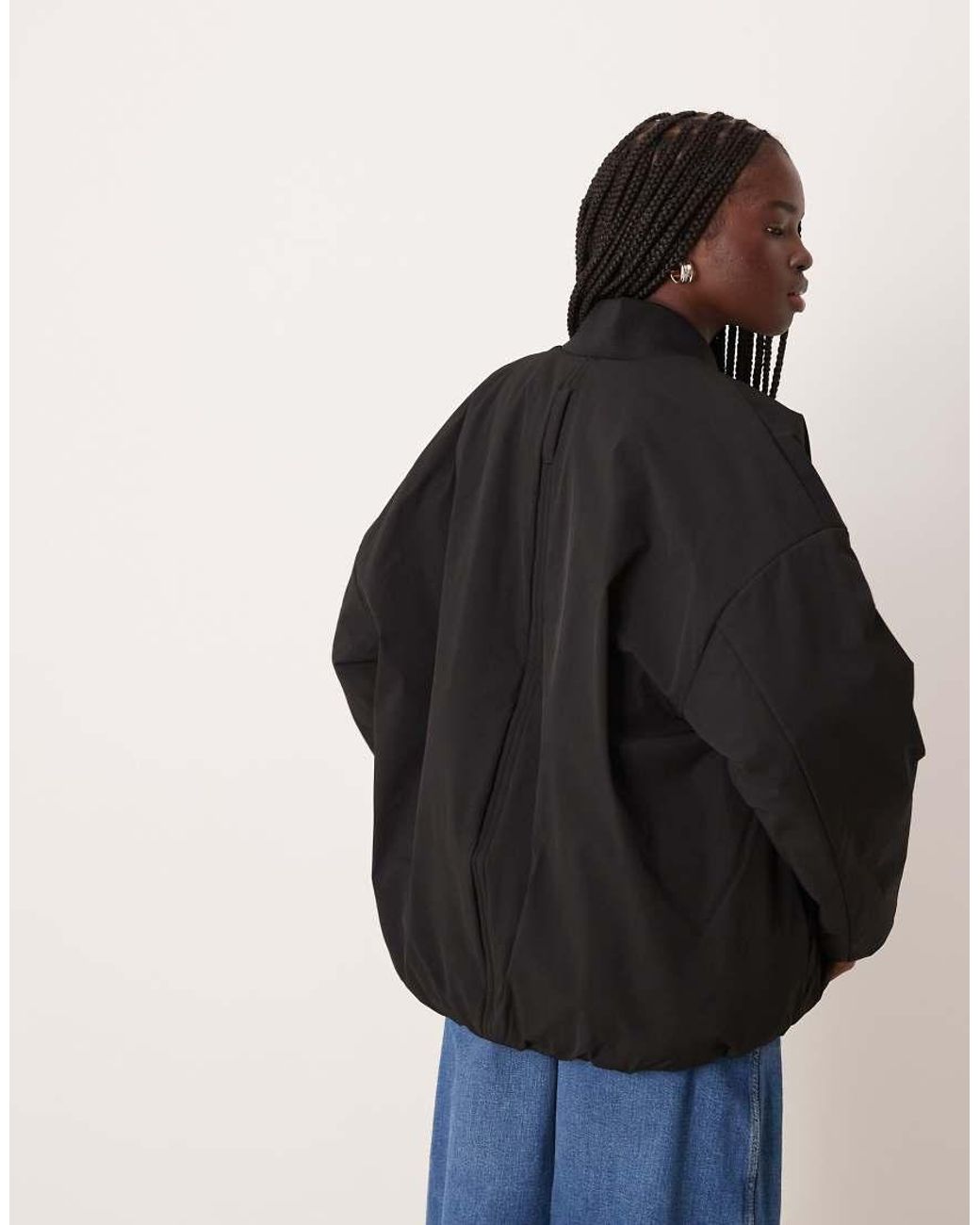 Calvin Klein Black Padded Bomber Jacket