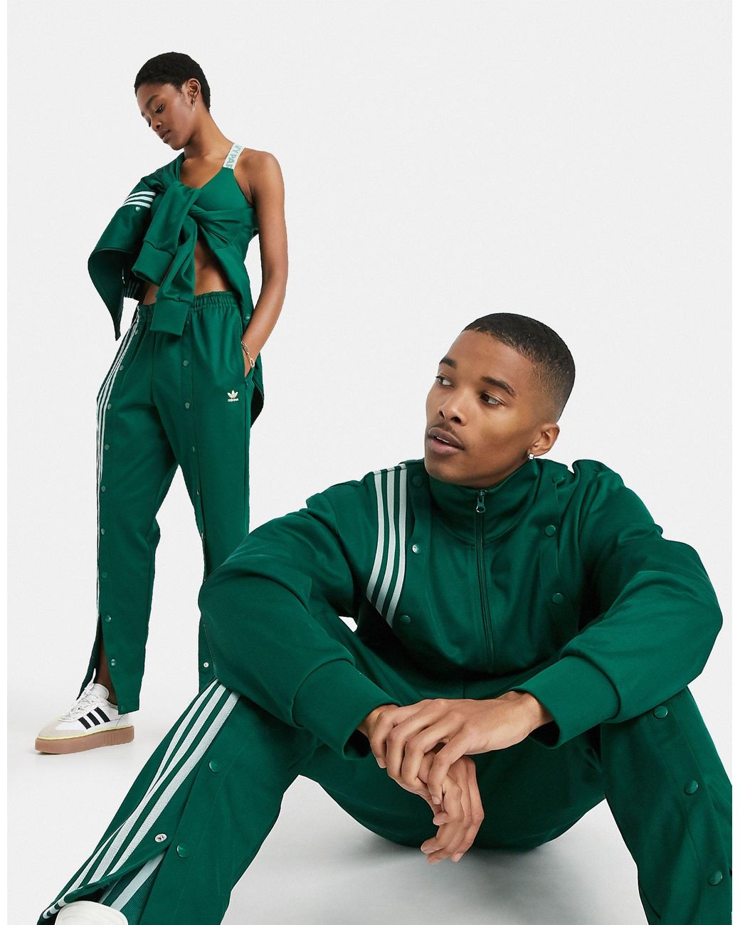 Ivy Park Adidas X - Trainingsbroek in het Groen | Lyst NL