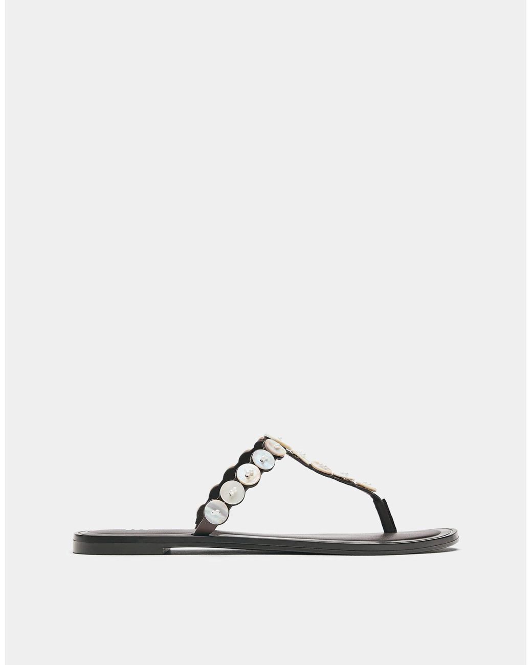 Pull&Bear Gray – flache sandalen