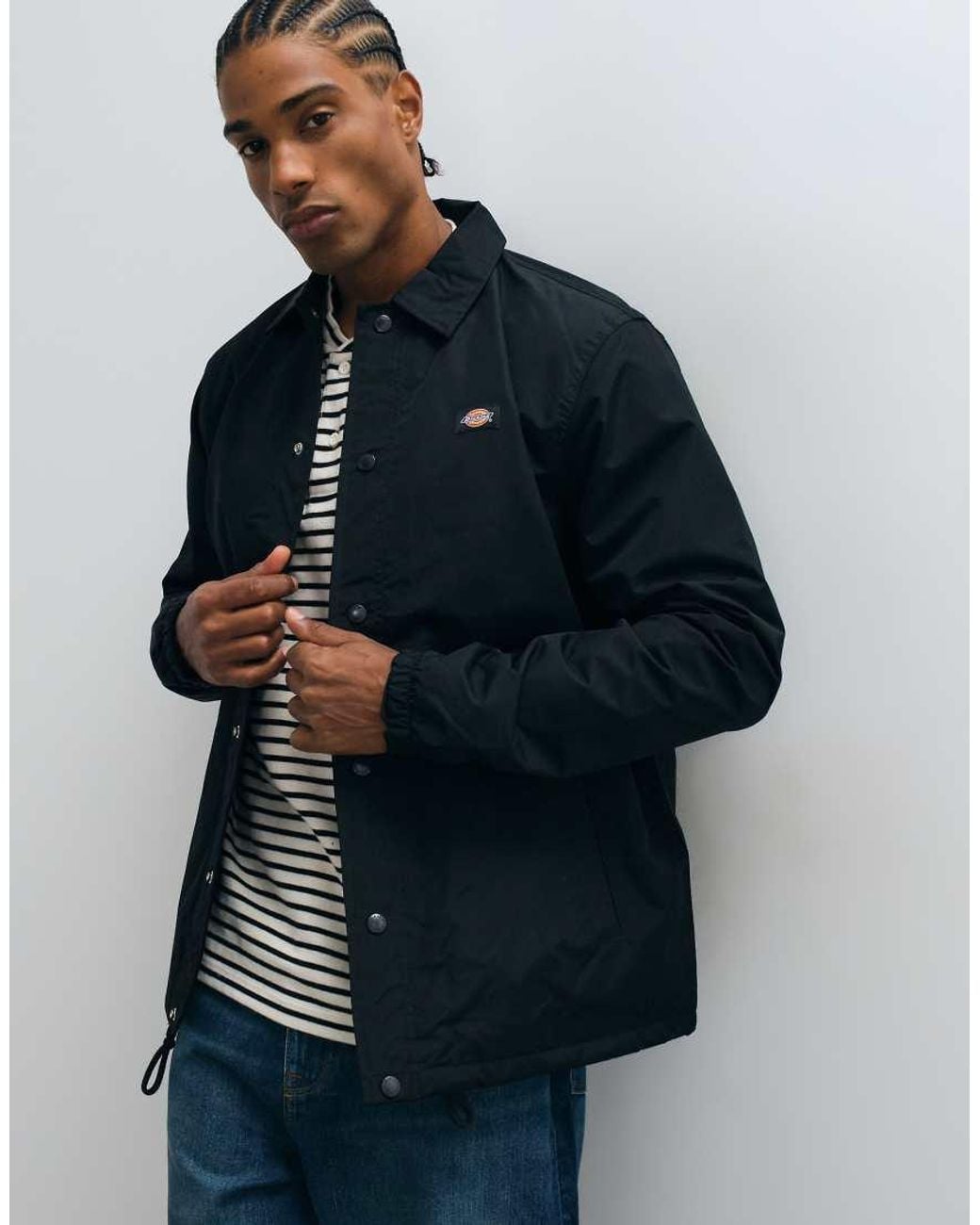Dickies Black Oakport Coach Jacket for men