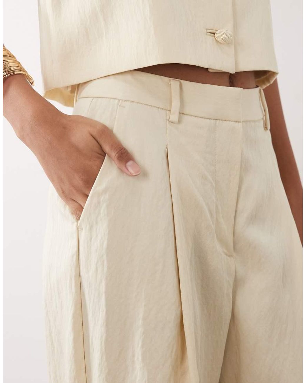 Mango Natural Bonnie Relaxed Trouser Co-Ord