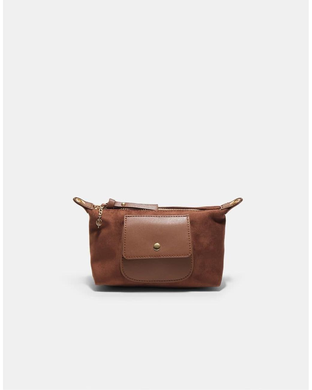 Stradivarius White Contrast Mini Bag