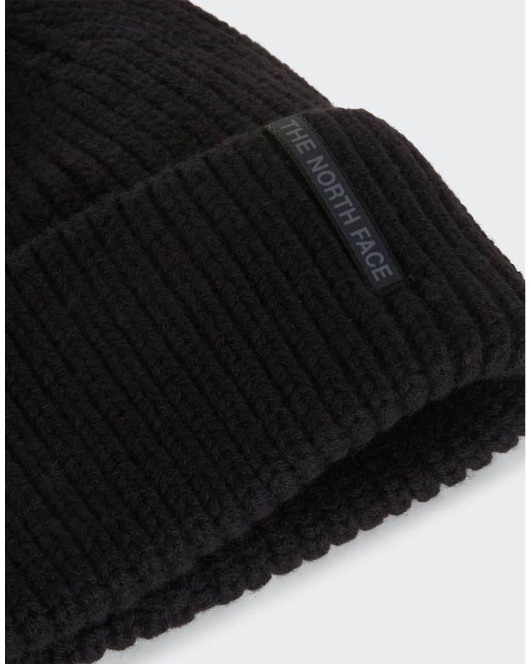 The North Face Black Wool Blend Beanie
