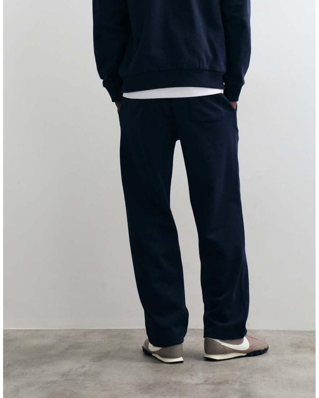 Lacoste Blue Relaxed Fit Logo Sweatpants for men