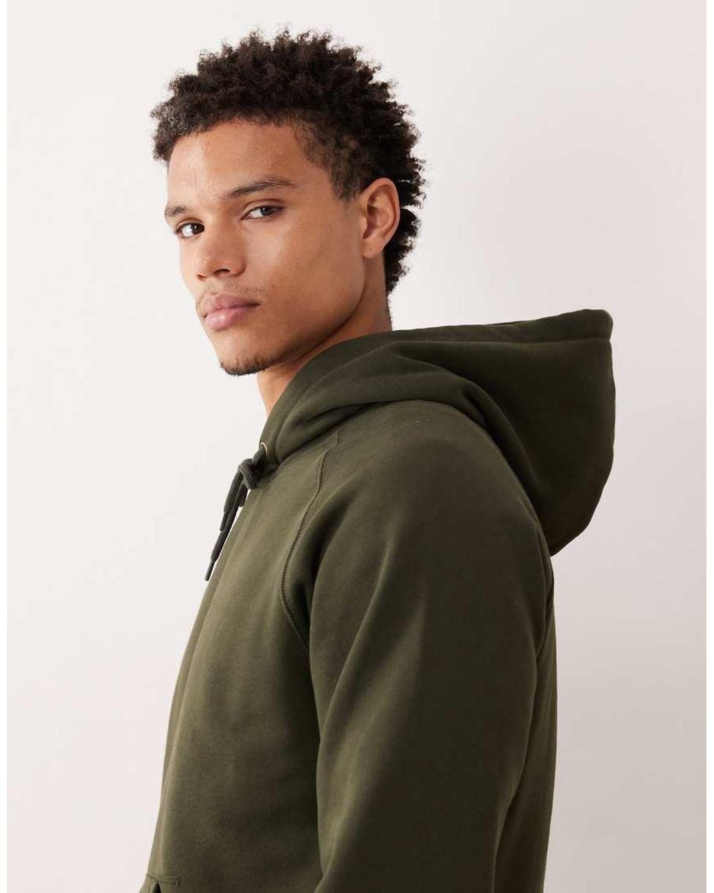 Carhartt Green Chase Pullover Hoodie for men