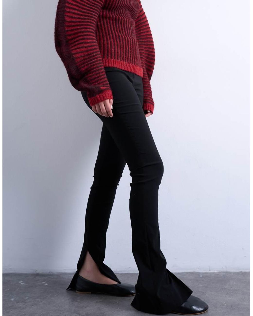 TOPSHOP Black Skinny Extra Long legging