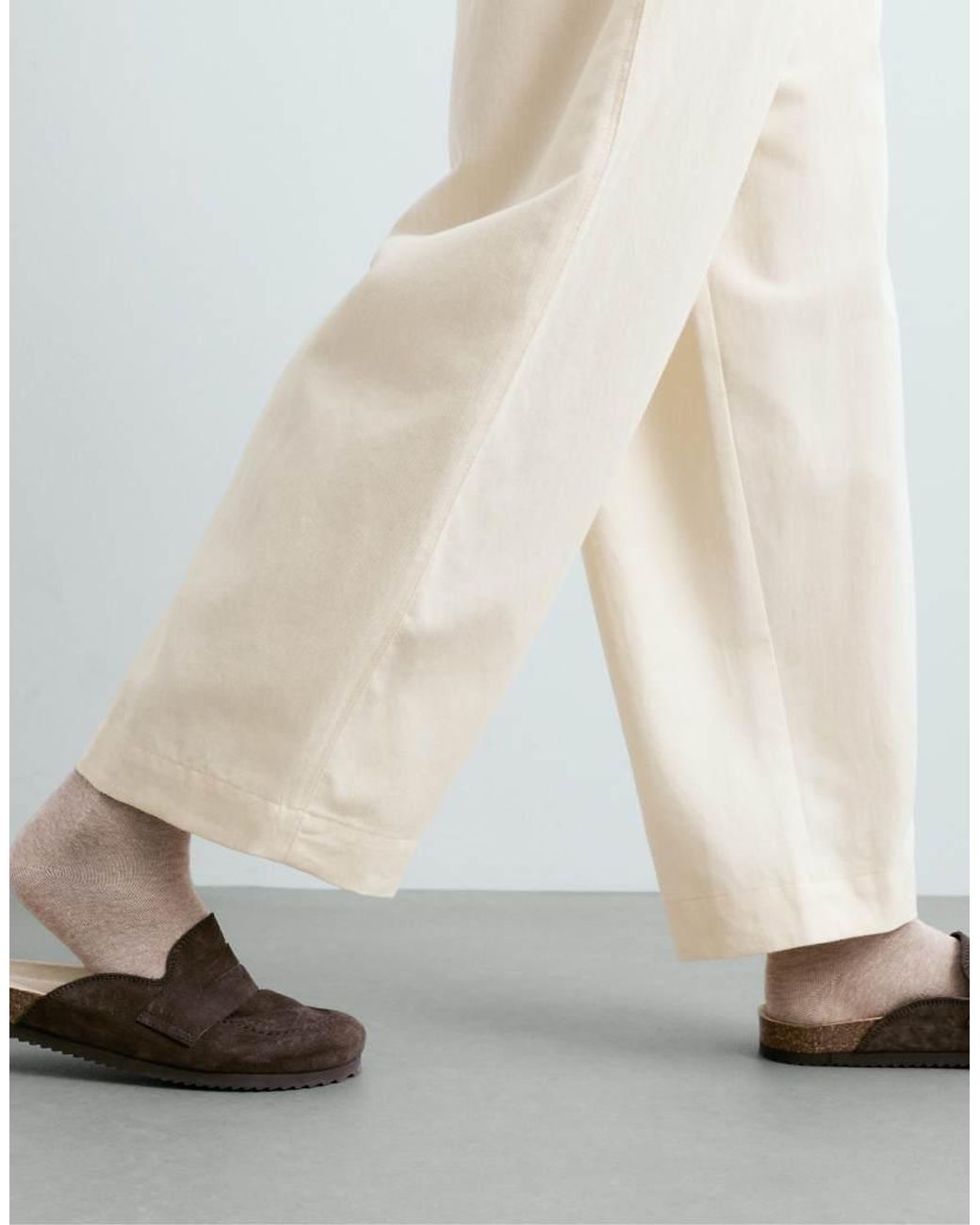 Oysho White 5 Pairs Of Classic Socks With Cotton