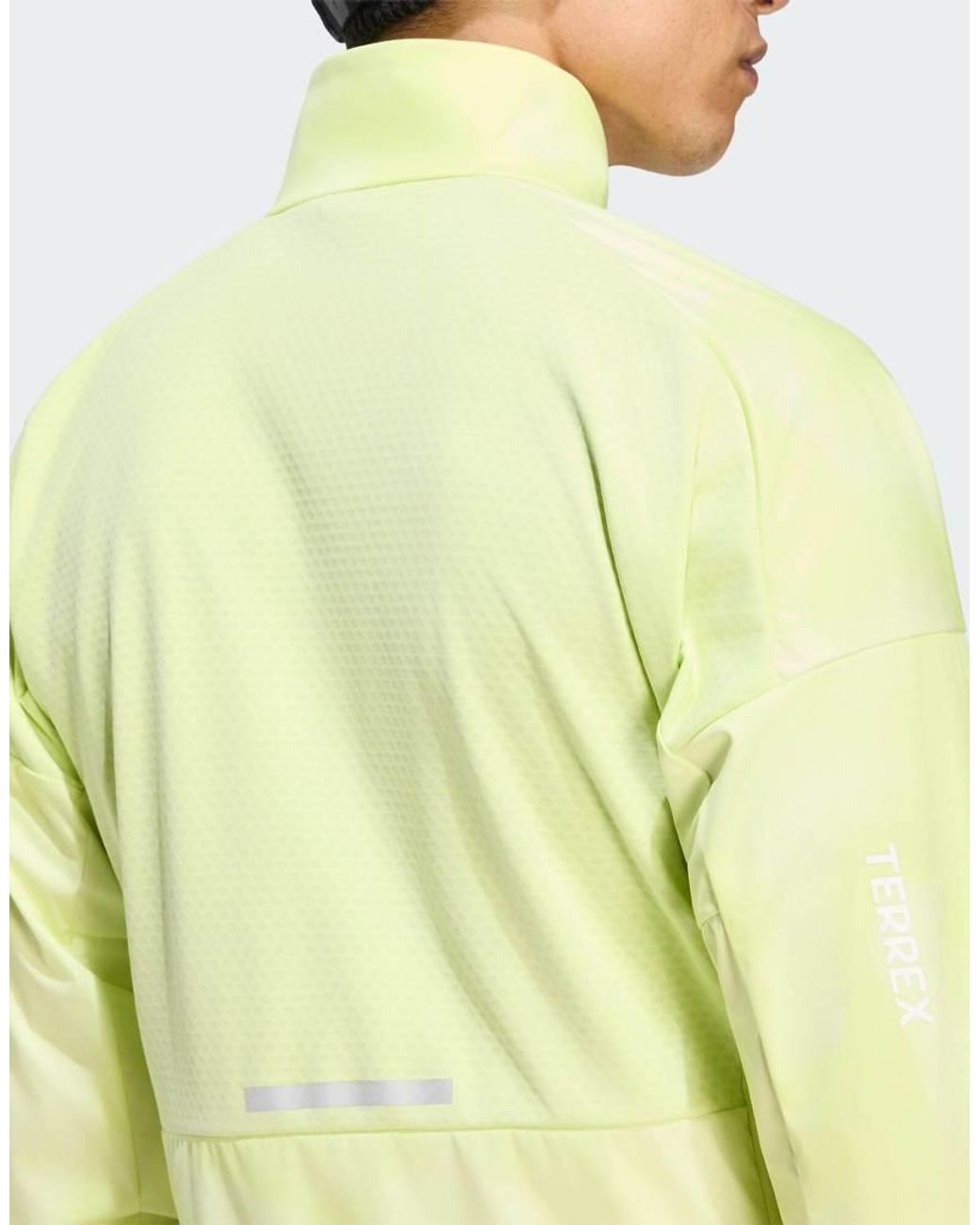 Adidas Originals Yellow Terrex Xperior Cross Country-Ski Softshell Jacket for men