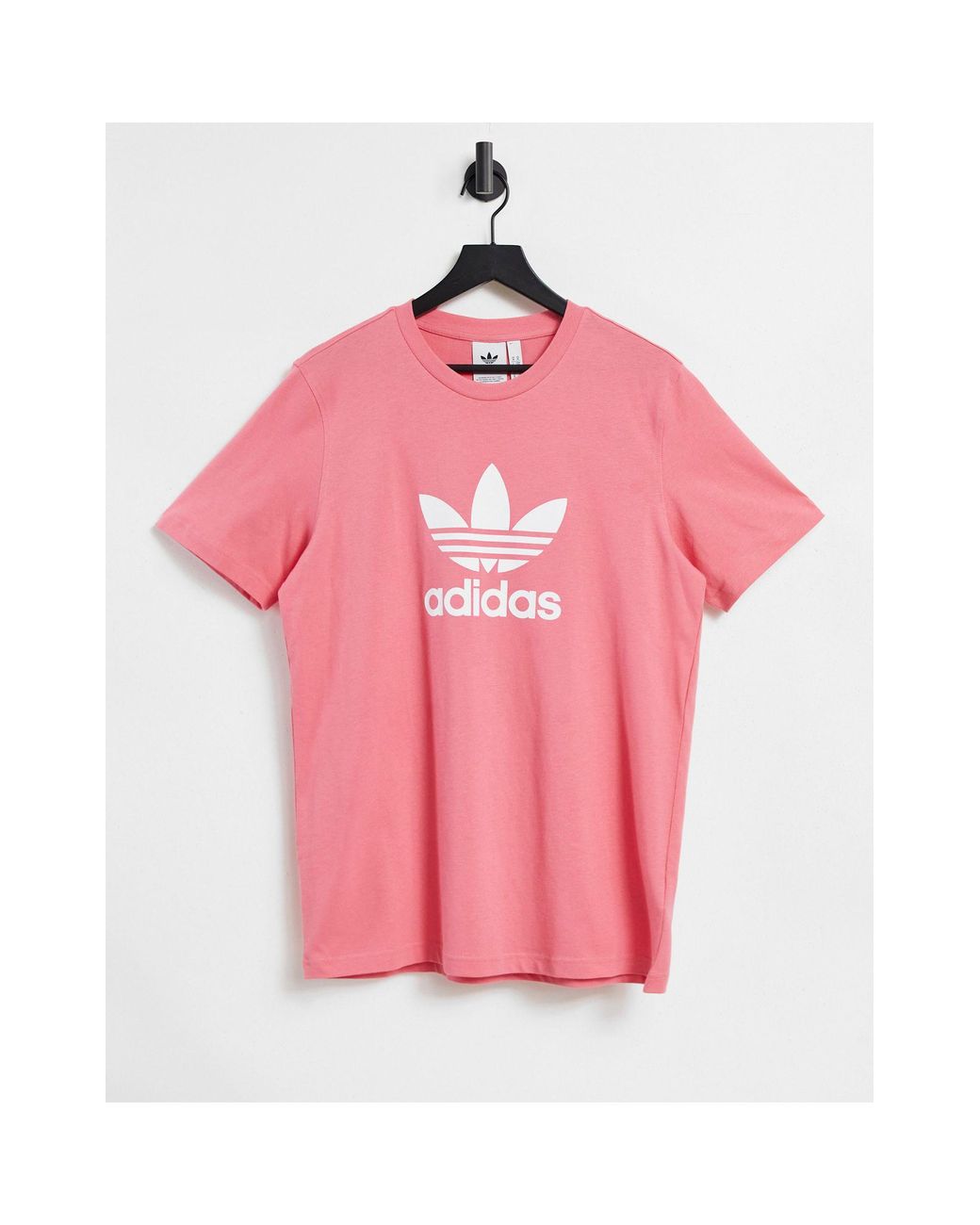 true pink adidas shirt