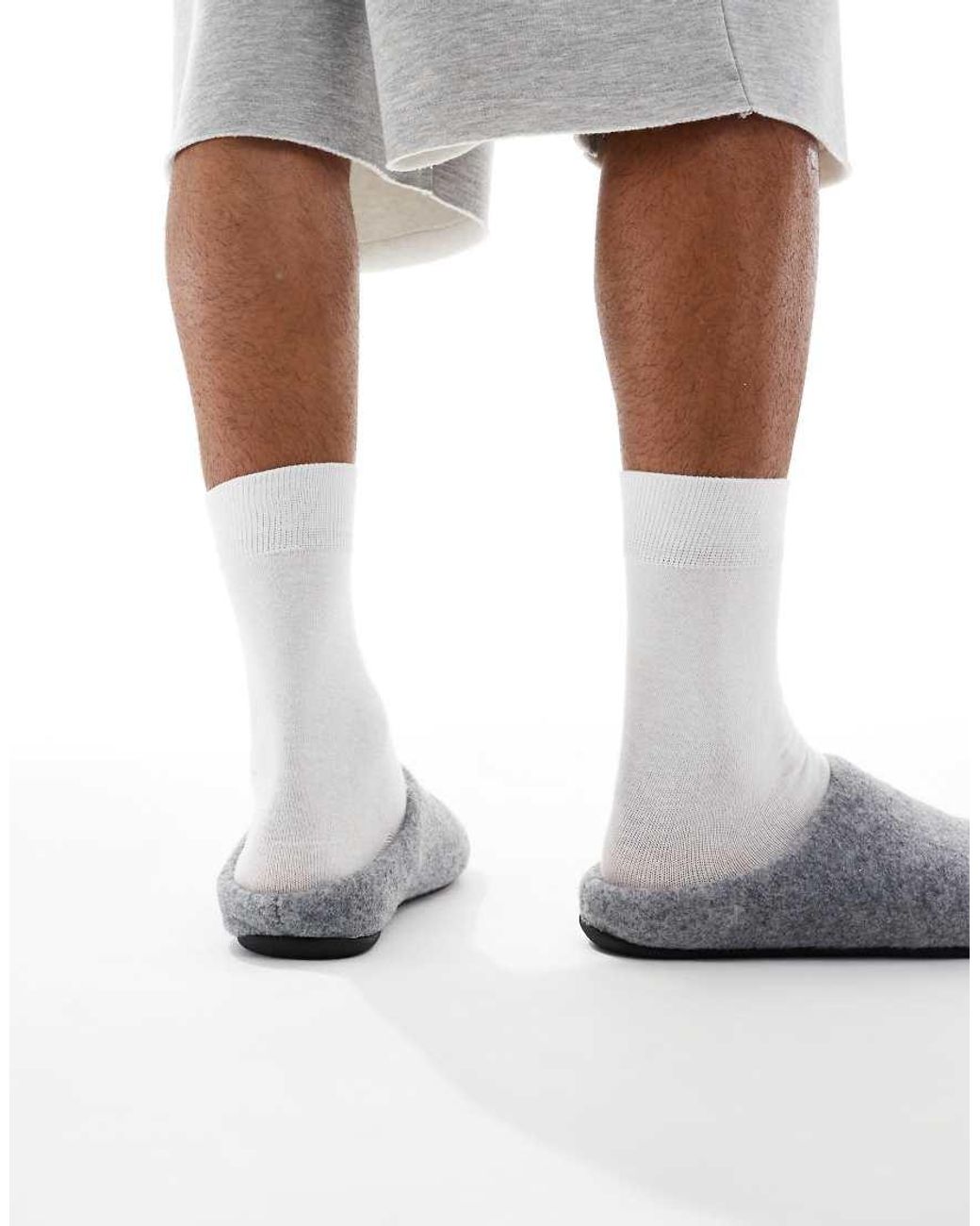 ASOS White Mule Slippers for men