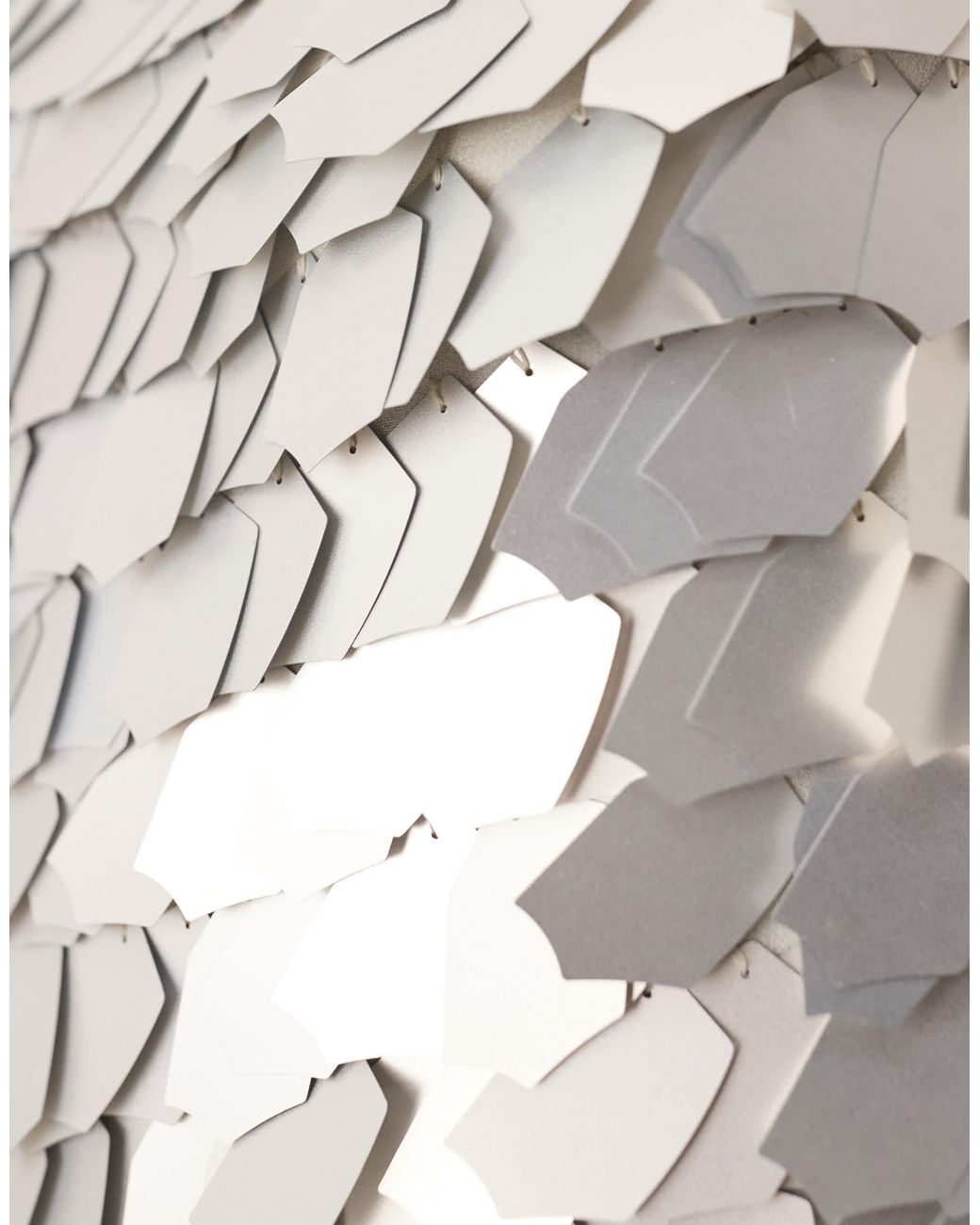 ARRANGE White – mit pailletten-splittern verziertes neckholder-oberteil im longline-schnitt