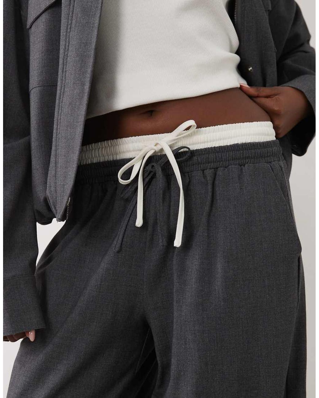 Kaiia Multicolor Exclusive Double Waistband Wide Leg Tactical Pants