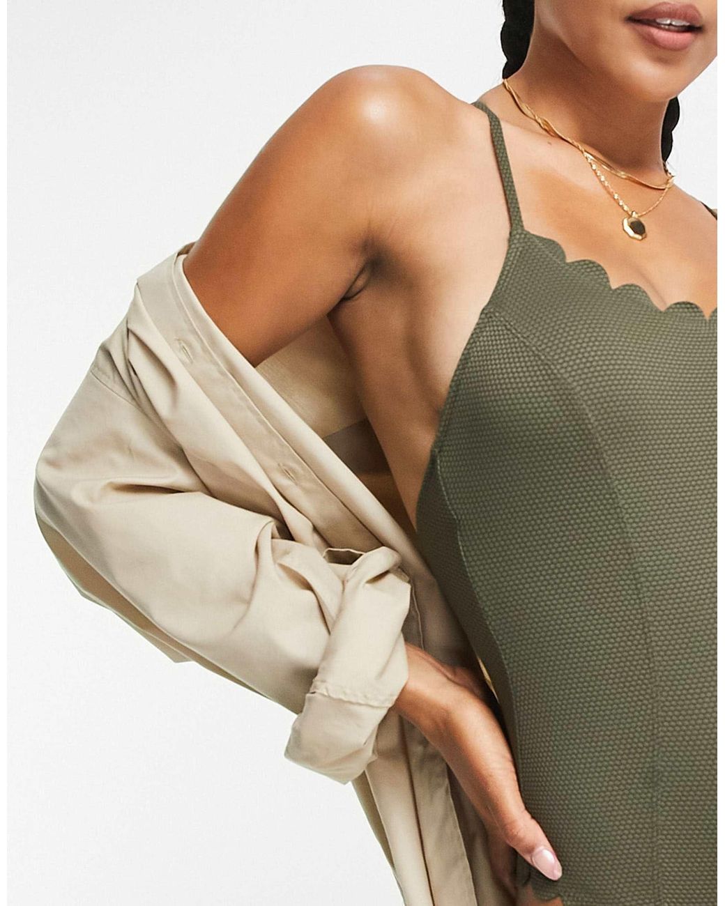 Accessorize Green – badeanzug