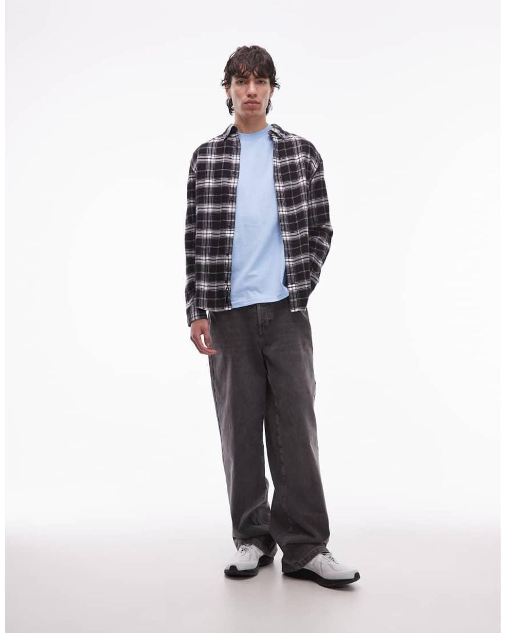 Tommy Hilfiger Blue Regular Flannel Shirt for men