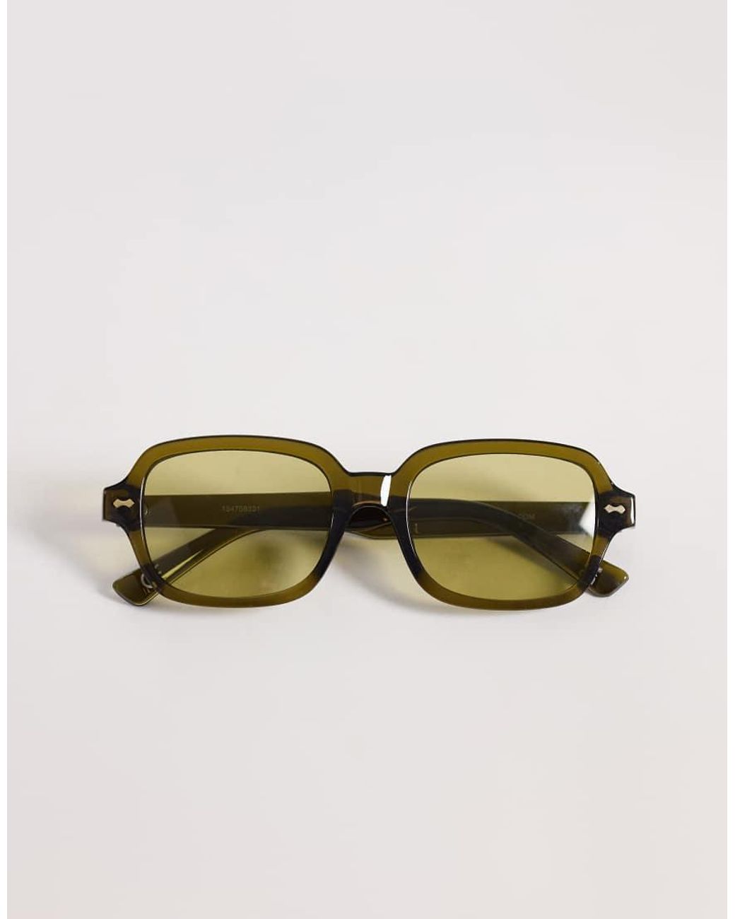 ASOS Natural Square Sunglasses for men