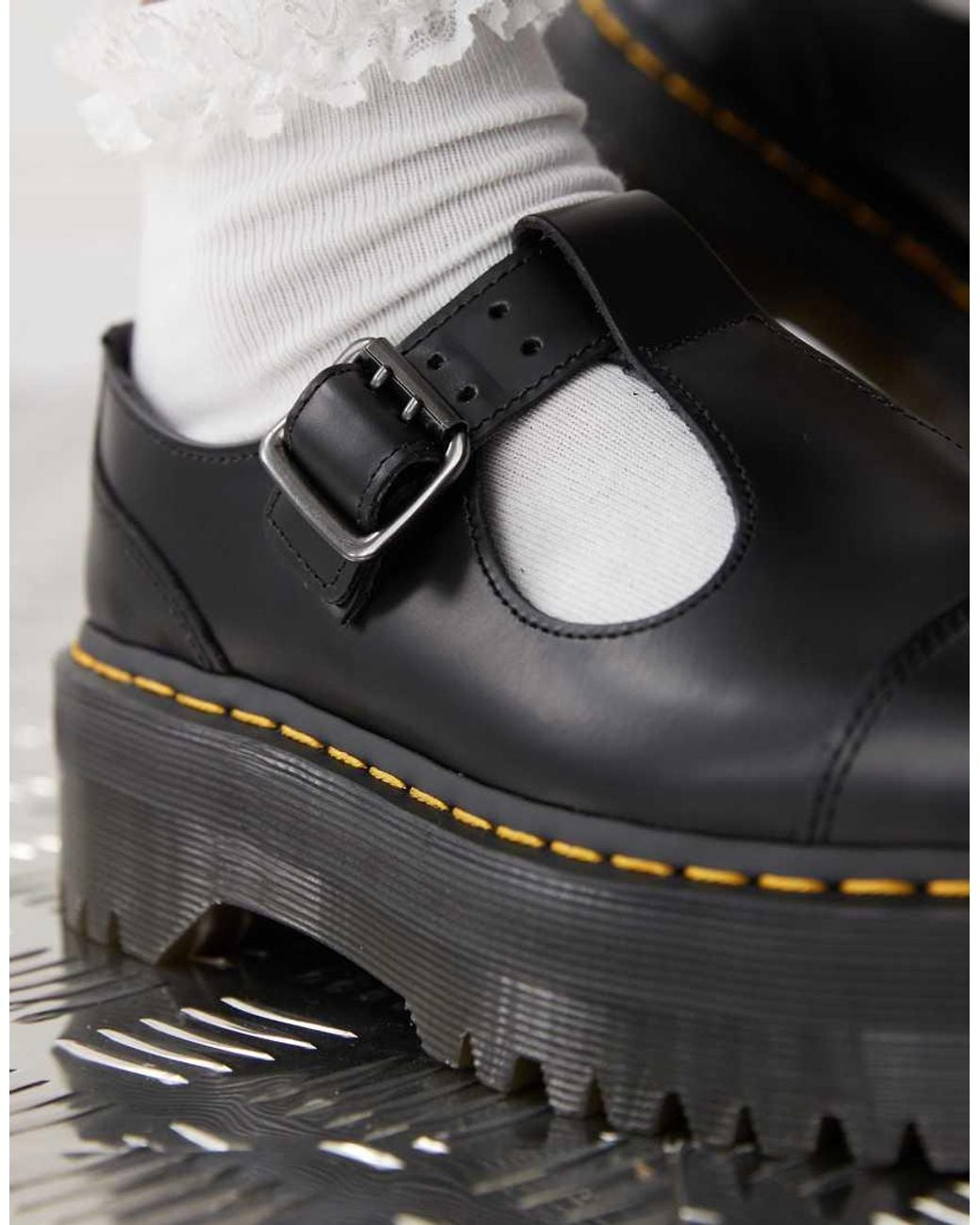 Dr. Martens White Bethan Mary Jane Shoes