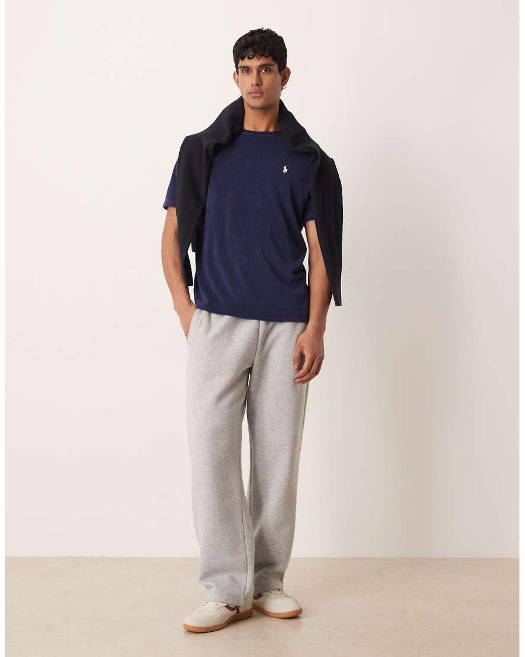Polo Ralph Lauren Blue Icon Logo Terry T-shirt for men
