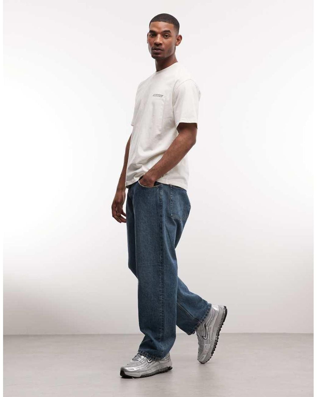Dickies White Woodsdale Backprint T-Shirt for men