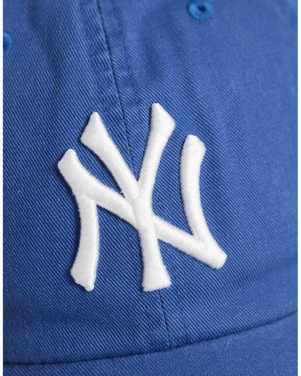 '47 Blue Ny Yankees Clean Up Cap