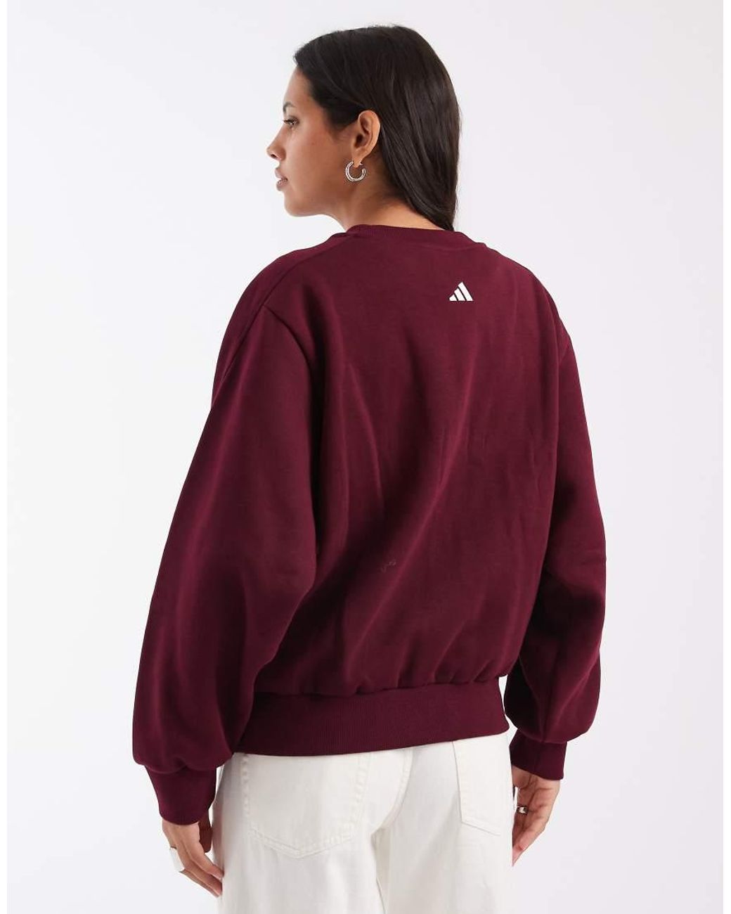 Adidas Originals Red Adidas Sportswear Sweatshirt