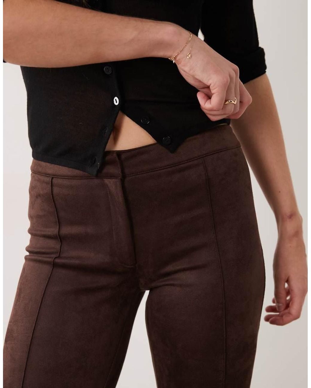 Mango Brown Ante Tailored Trouser Co-ord