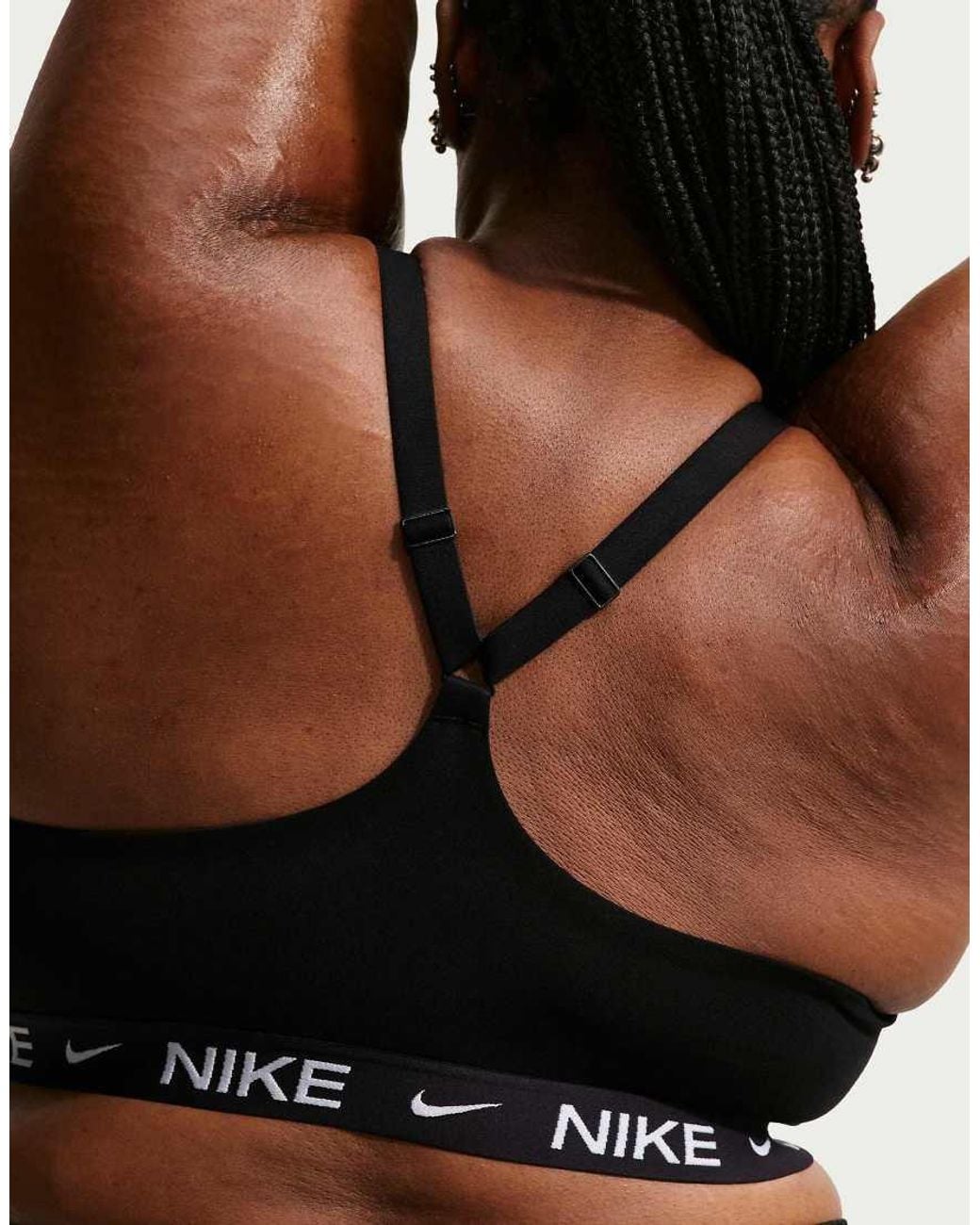 Nike Black Curve Padded Adjustable Sports Bra