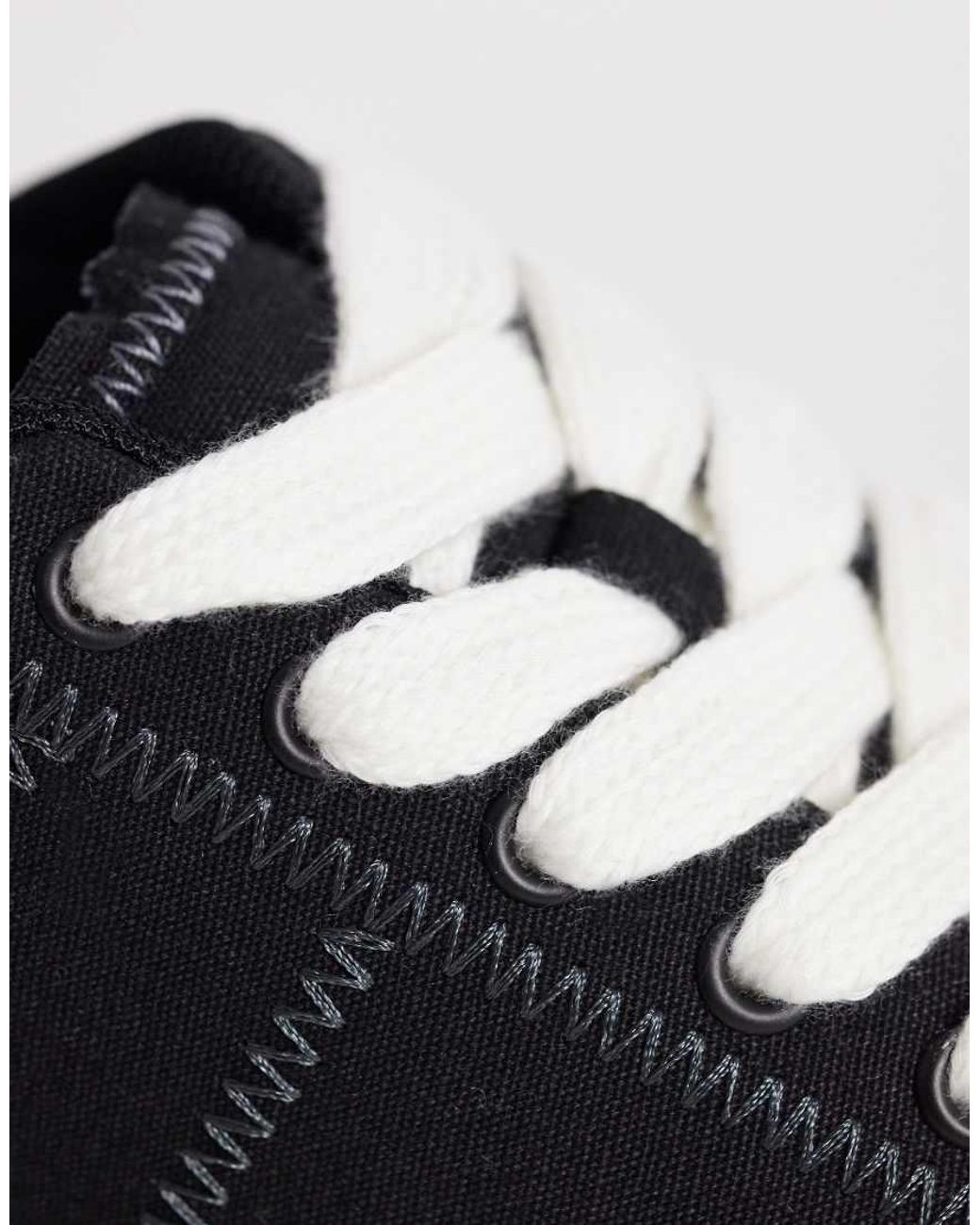 Sneakers Stringate di ASOS in Black da Uomo
