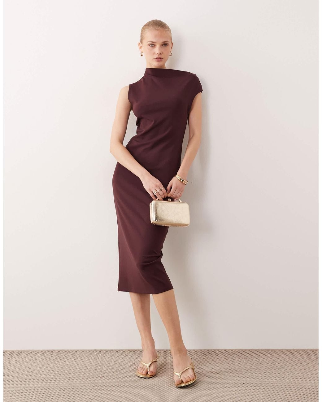 asymmetrical white dress short Zapakasa Women Ivory Satin Short Bodycon Work Dress Asymmetrical Neck  Graduation Dress