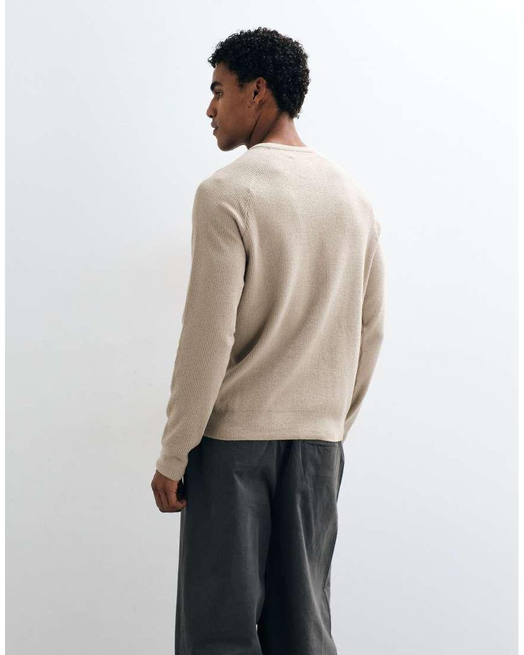 Blend Natural Fine Knit Jumper for men