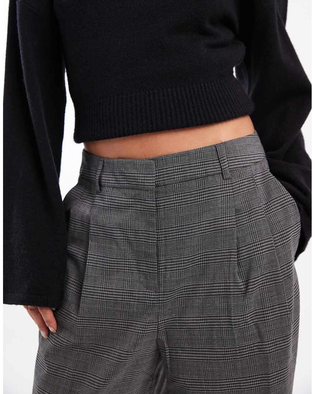 Vero Moda Black Wide Leg Dad Pant