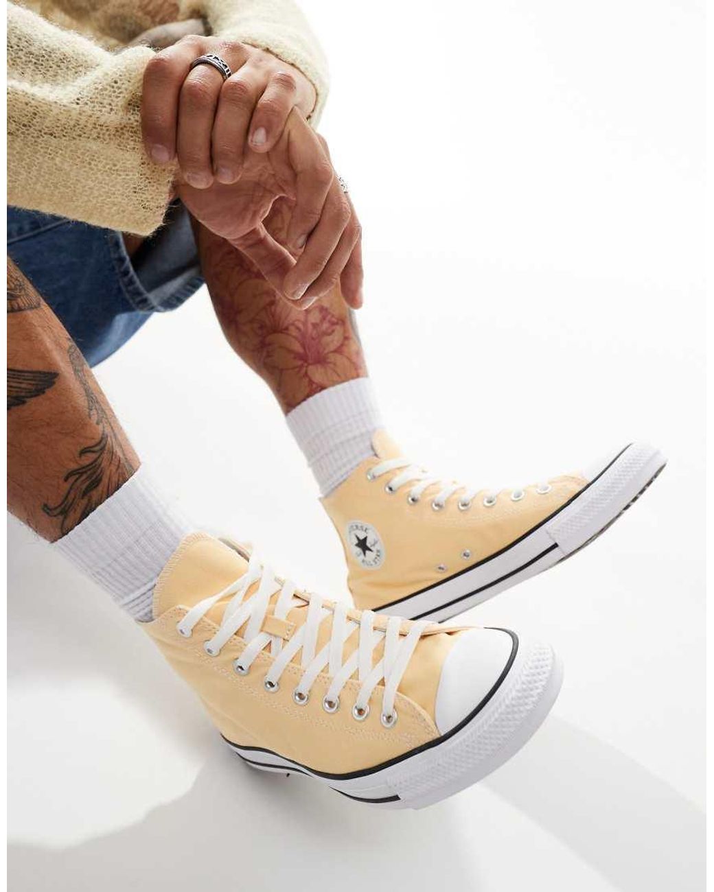 Converse Blue Chuck Taylor All Star Hi Trainers for men