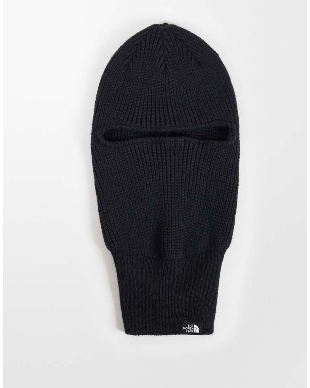The North Face Blue Logo Box Knit Balaclava