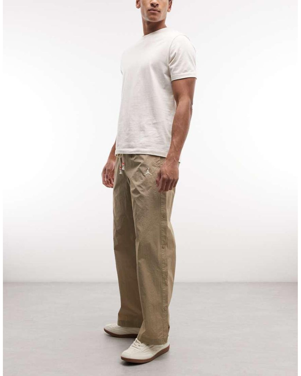 Nike Natural Brookyln Woven Trousers for men