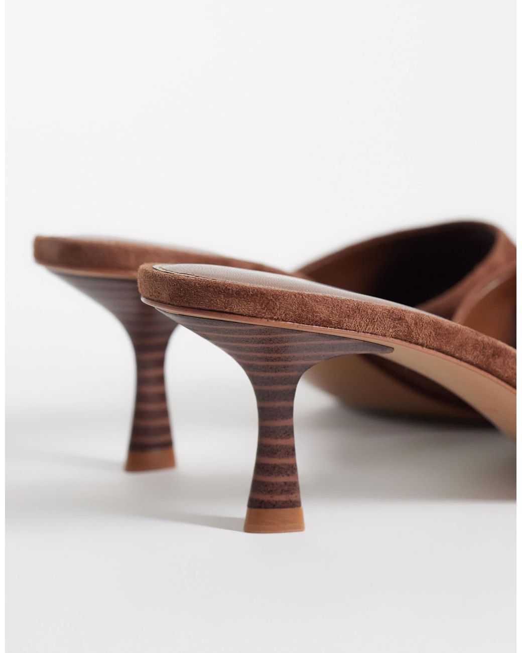 Mango Brown – mules aus 100% wildleder