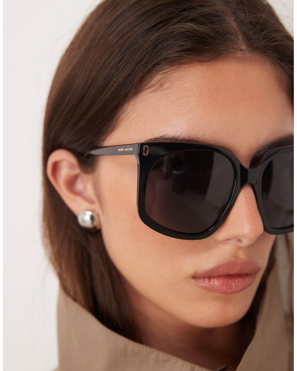 Marc Jacobs Brown Marc jacobs – eckige sonnenbrille