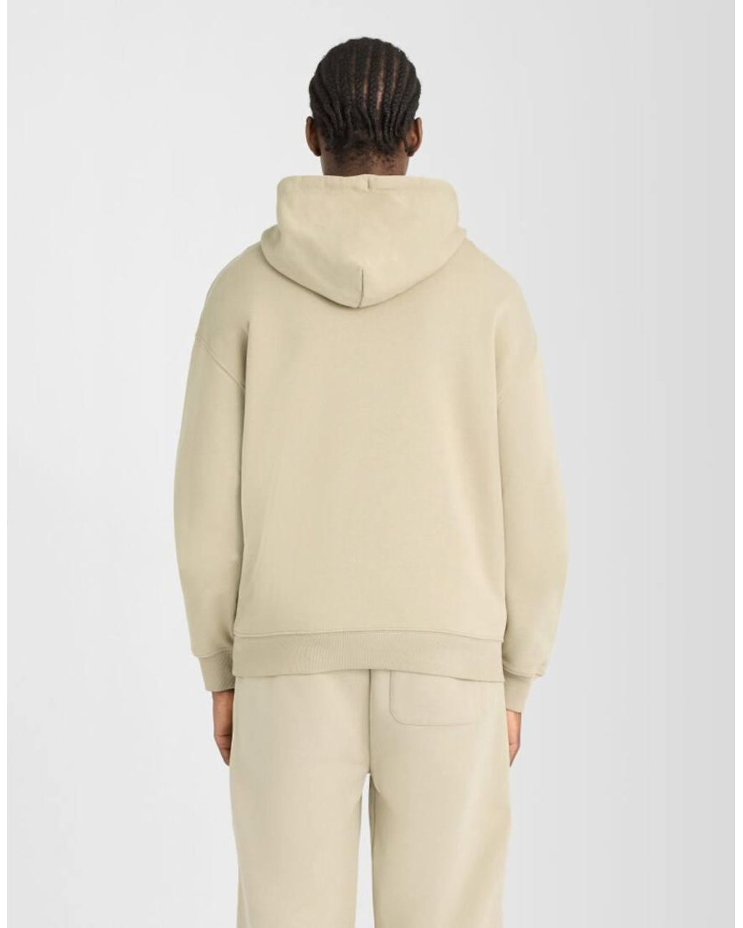 Lyle & Scott Natural Mid Layers Heavyweight Loopback Pullover Hoodie for men