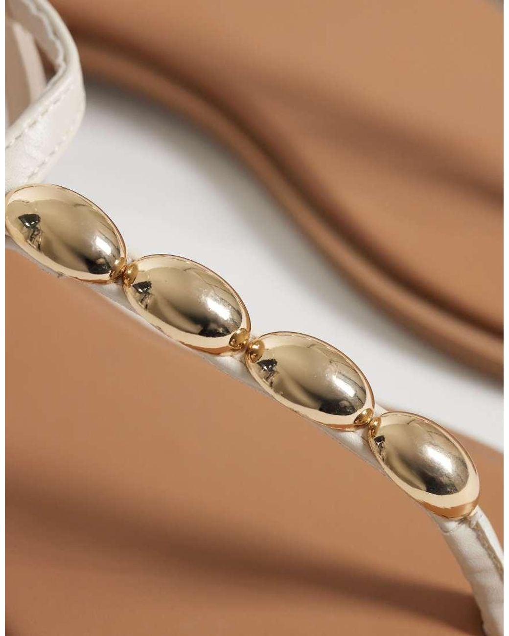 New Look Natural Scallop Detail Toe Post Sandal