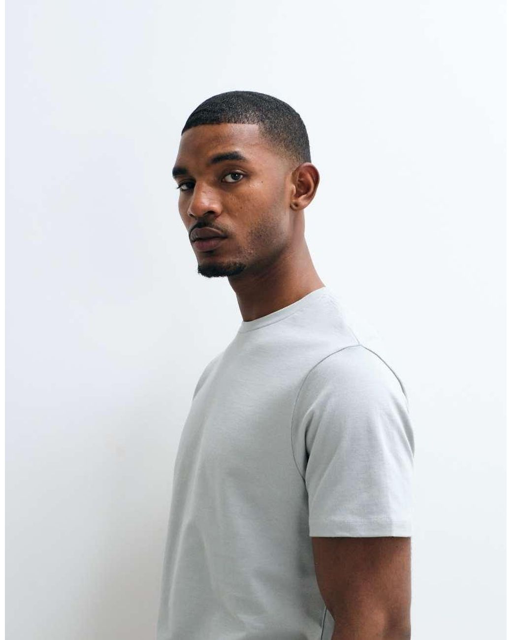ASOS White Heavyweight Regular Fit T-shirt for men