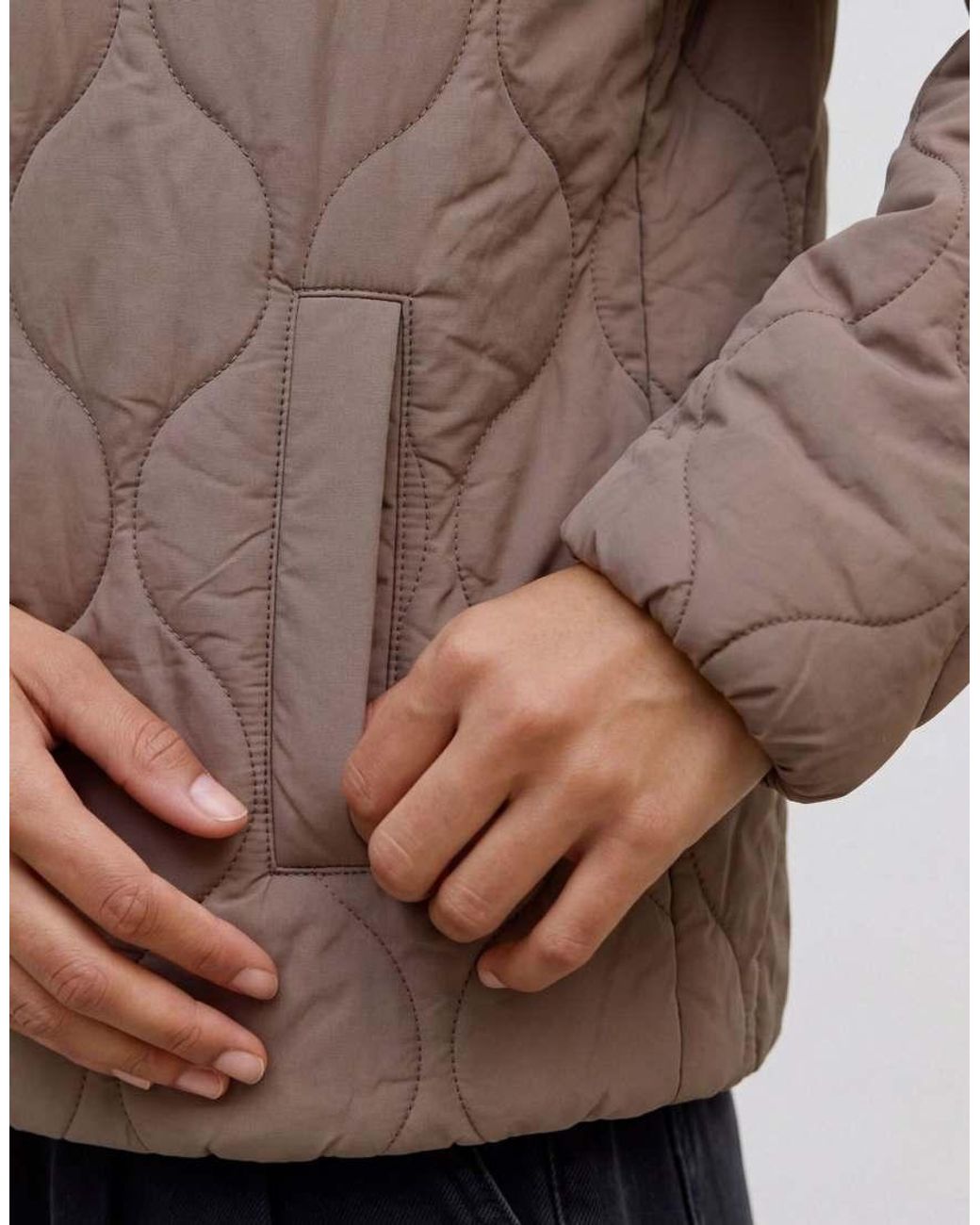 Vero Moda Brown Quilted Jacket