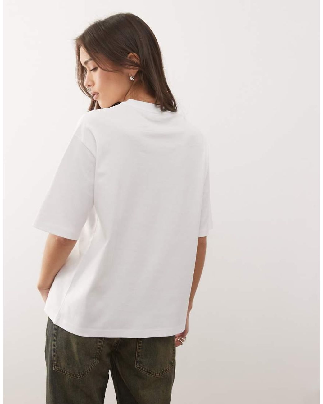 Noisy May Natural Oversized Drop Shoulder T-shirt