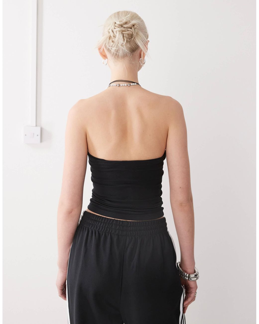 Collusion Black Double Lined Bandeau
