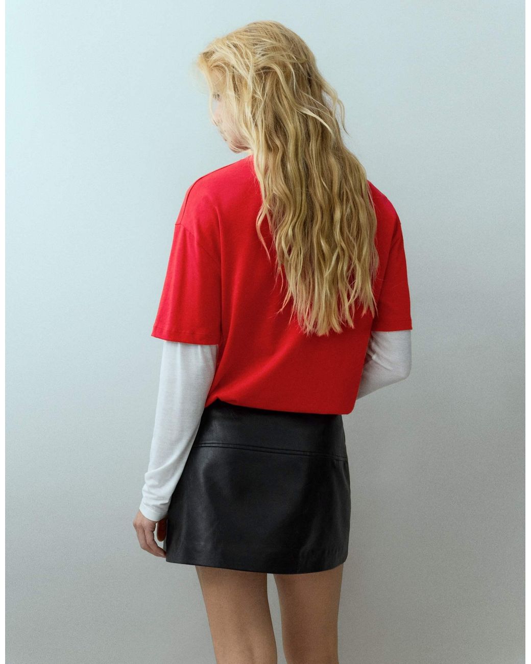 Pull&Bear Red Minirock