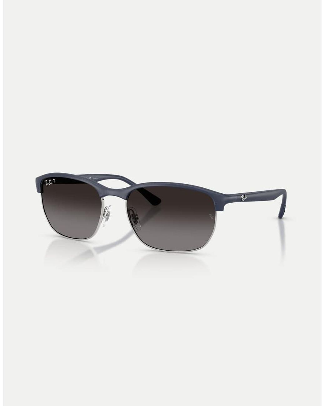 Ray-Ban Blue Rb4469 Liteforce Square Polarised Sunglasses With Lens