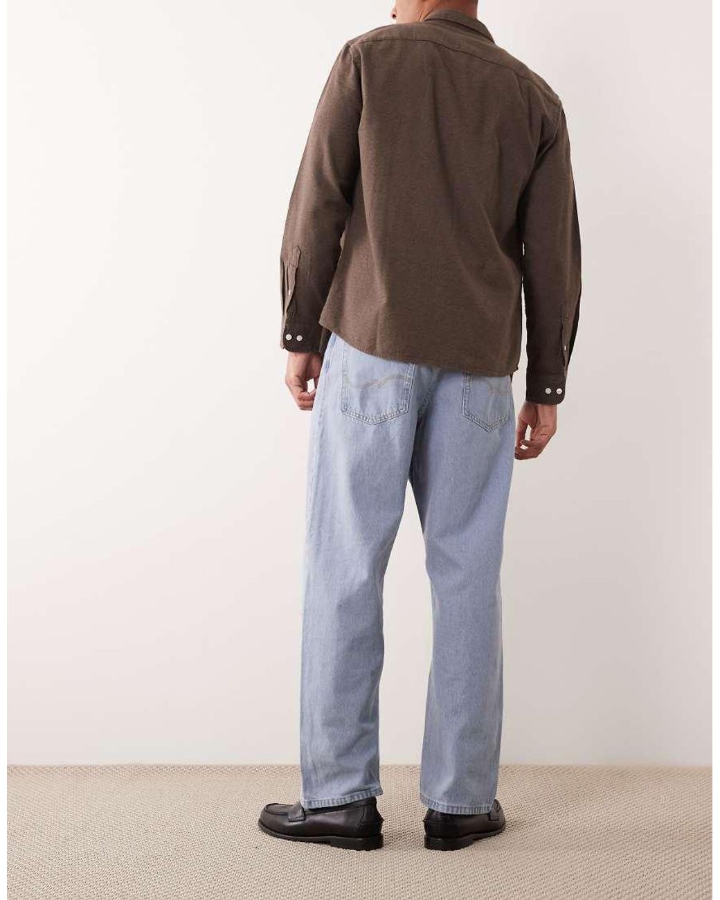 Jack & Jones Blue Alex baggy Jeans for men